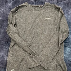 Eddie Bauer Lined Gray Men's Shirt
